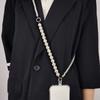Crossbody Pearl Bead Phone Chain For Iphone For Samsung Xiaomi Huawei Universal Phone Pendant Strap Detachable 2 In 1 Short Rope