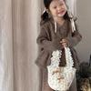 Charming Animal Print Children's Handbag With Bowknot Design Ideal For Preschool Use