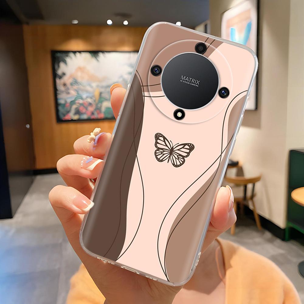 Чехол для Honor X9a Чехол Honor X9b Magic5 Magic6 Magic 5 6 Lite Прозрачный Мягкий Силиконовый ТПУ Фунда Защитная Задняя Крышка Чехол