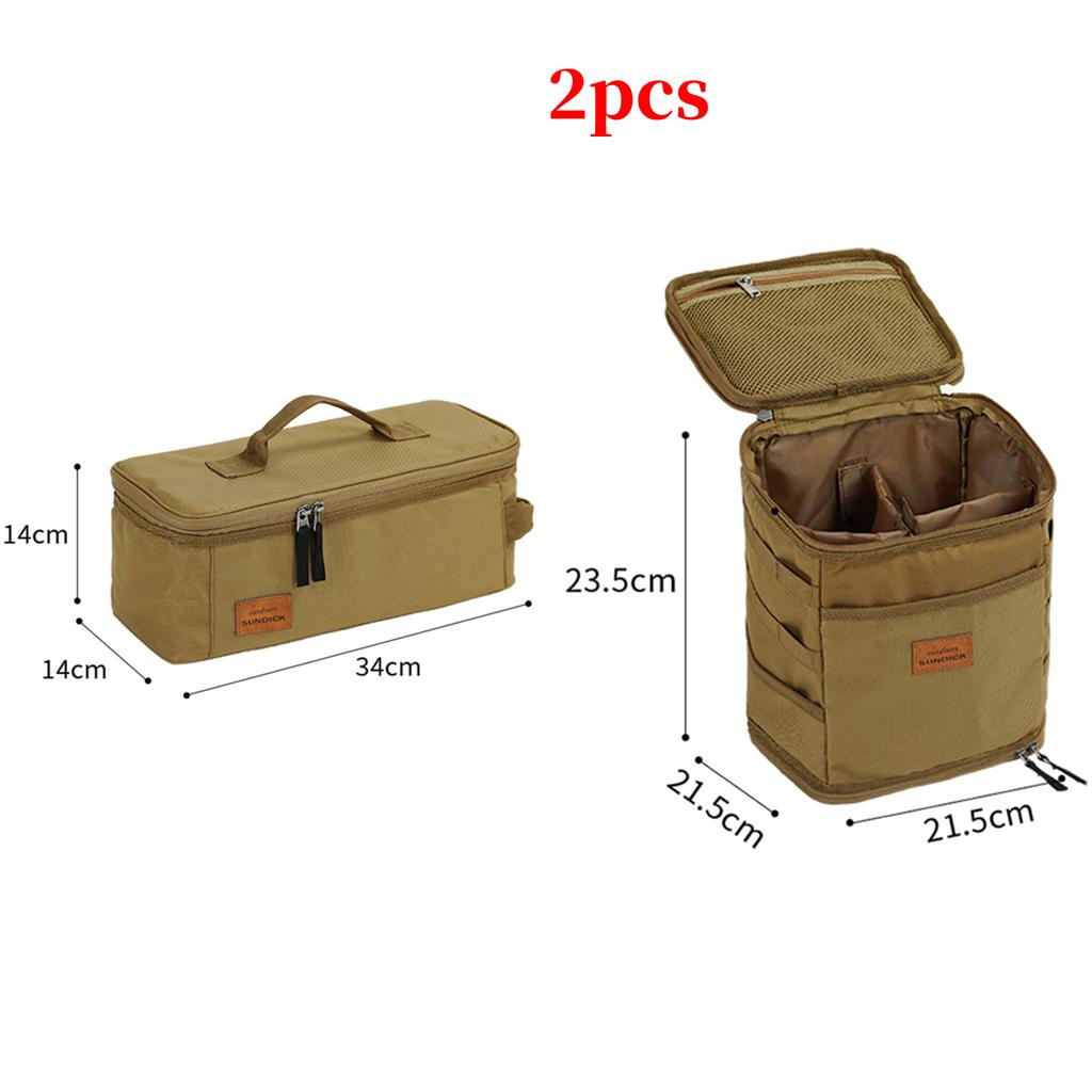 Outdoor Camping Gas Tank Storage Bag Scratch Resistant Large Capacity Ground Nail Tool Bag Gas Canister Picnic Holder Organizer