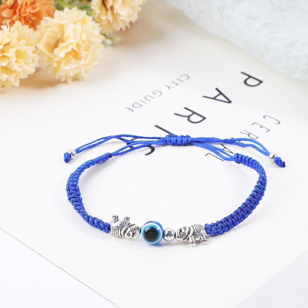 Friendship Flower Woven Braided Tortoise Hand Rope Lucky Bracelet Demon Eye Bracelet For Women