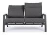 Sofa 2 Osobowa Bolzano Kanva Aluminum Antracyt