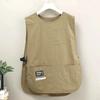 Waterproof Stain-Resistant Apron Nylon Vest Style Breathable Sleeved Apron Anti Dirty Multipurpose Coffee House Uniform