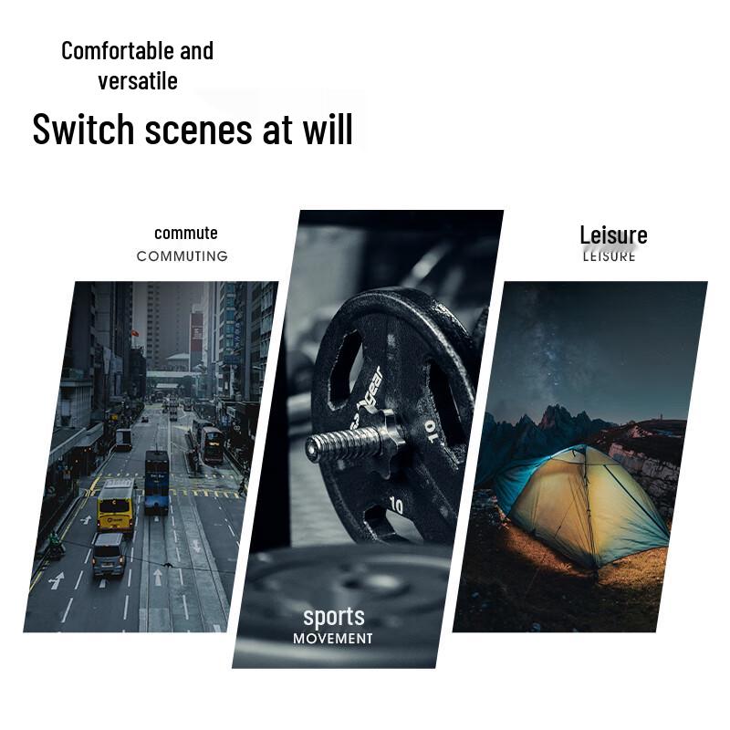 Guirenniao Men's Straight-Leg Athletic Casual Pants