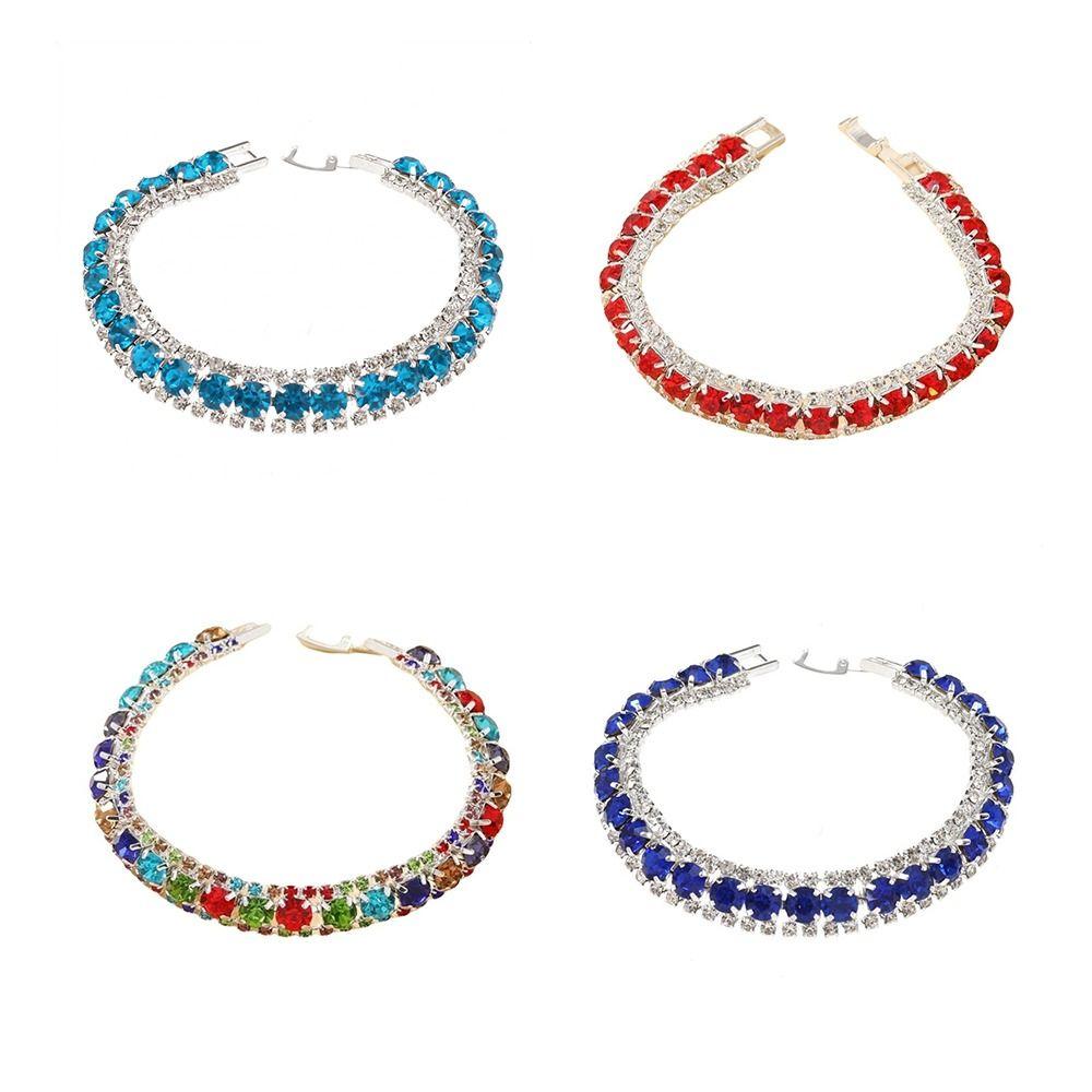 Luxury Sparkling Bracelet Decoration Women's Bracelet Rhinestone Bracelet Banquet Party
