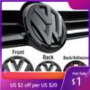 2026 Hot For VOLKSWAGEN VW VW Car Front Grill/Rear Emblem Lid Covers Logo Sticker For Volkswagen Polo 2011-now 6R0853600A 35D853
