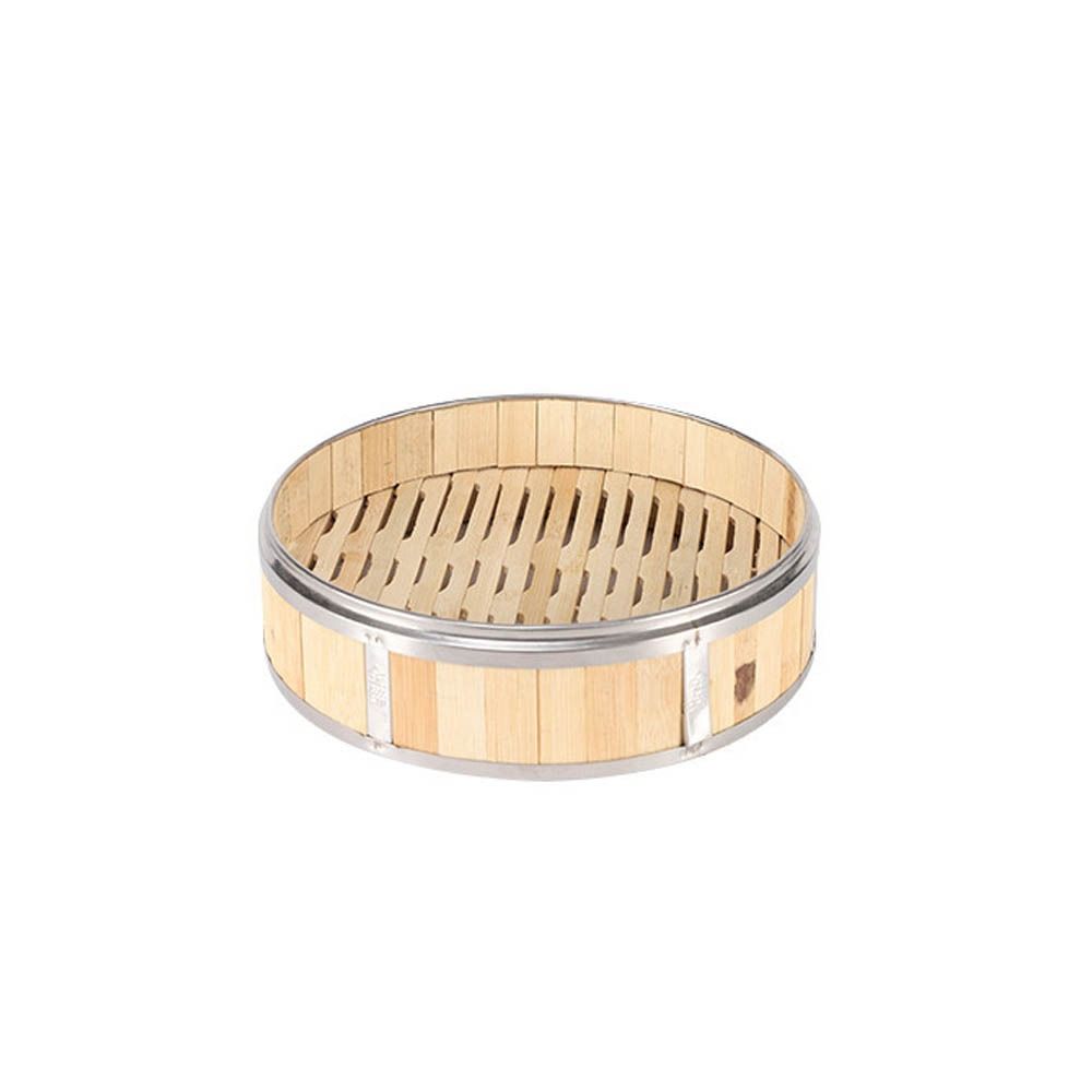 Stainless Steel Bamboo basket Weaving Snack Basket New Bamboo Steamer