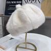 Новый берет зимняя шапка-тыква женская шапка в иностранном стиле модная утолщенная универсальная теплая шапка