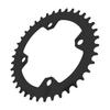 Bike Chainring 104BCD 38T Positive Negative Tooth Plate Bicycle Chain Wheel for Road Bikes Black