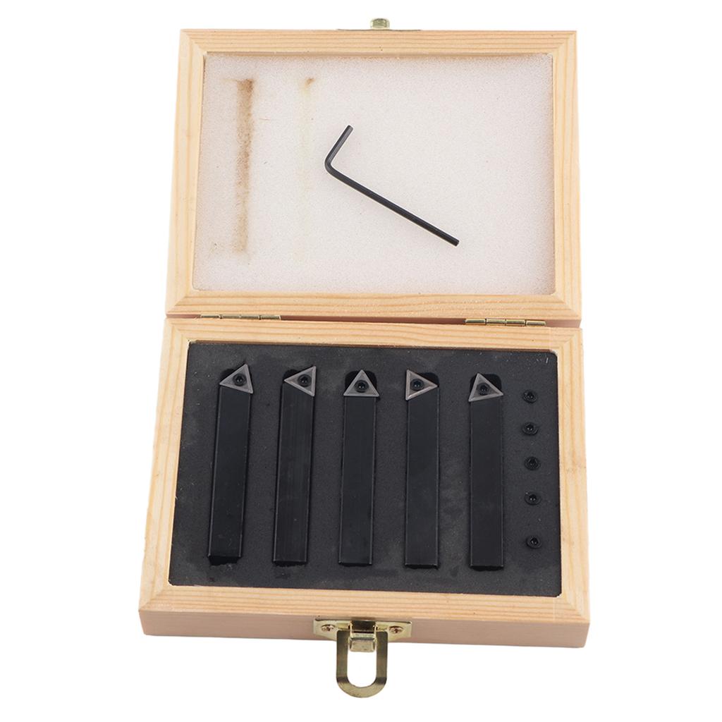 Набор из 5 шт. 38-дюймовых индексируемых токарных инструментов для обработки твердосплавных токарных станков, режущих и торцевых инструментов