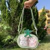 Модные Персонализированные Итабаги Сладкие Милые Сумки-тоут в Форме Яблока Хит Продаж Универсальные Прозрачные Большой Вместимости Сумки Через Плечо