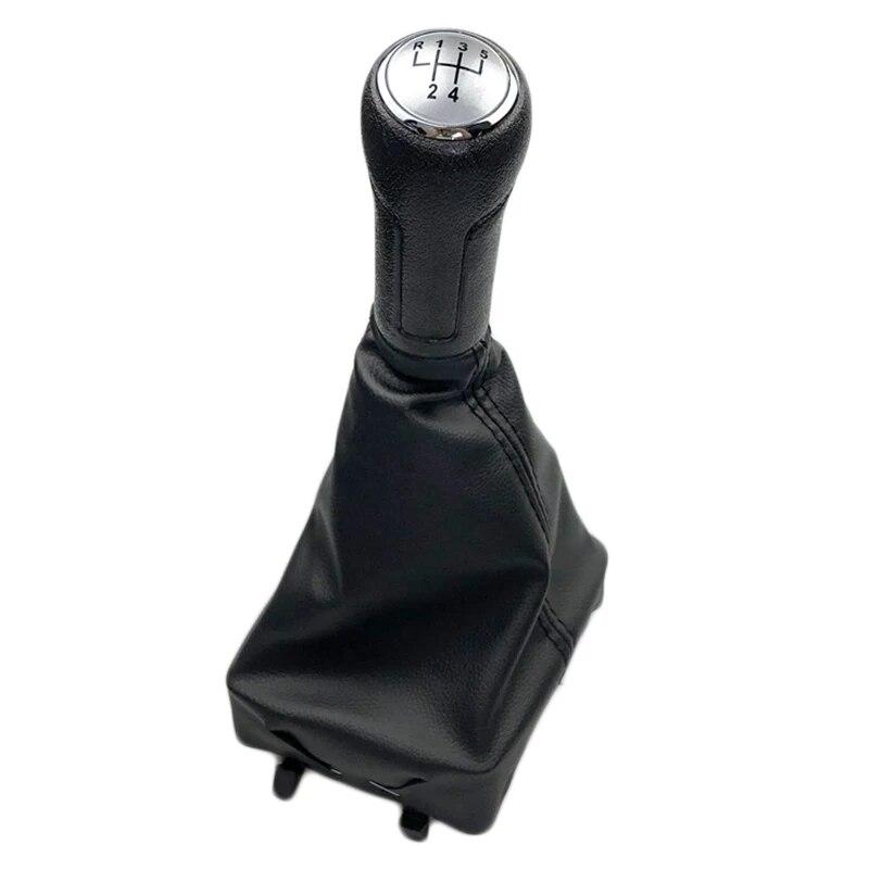 Для VW Polo 9N 9N2 2002 2003 2004 2005 2006 2007 2008 2009 2010 Sedan 5/6 Speed Gear Shift Knob Gaitor Leather Cover Bag Cover Case