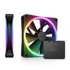 NZXT F140 RGB DUO TWIN PACK RGB-контроллер 2 вентилятора для корпуса ПК FN1832 и [черный] RF-D14DF-B1