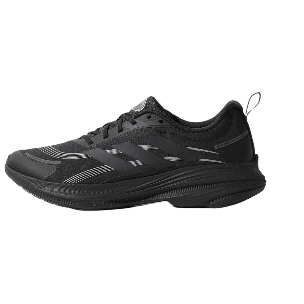 adidas Коллекция Yingfeng Удобная и легкая амортизация Нескользящие Дышащие Беговые кроссовки Унисекс Черный KJ3894