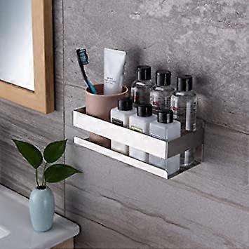 tagre de Douche Auto-adhsif Panier de Douche Sans Perage Etagre de Salle de Bain Acier Inoxydable
