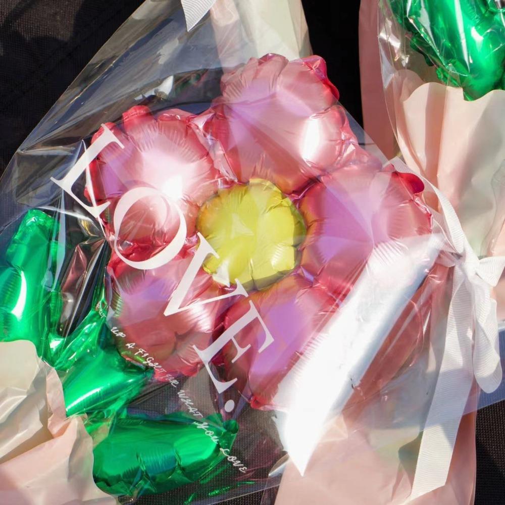 10 шт. Красочные воздушные шары в виде ромашки и розы, пять лепестков, воздушные шары для свадьбы, дня рождения, вечеринки