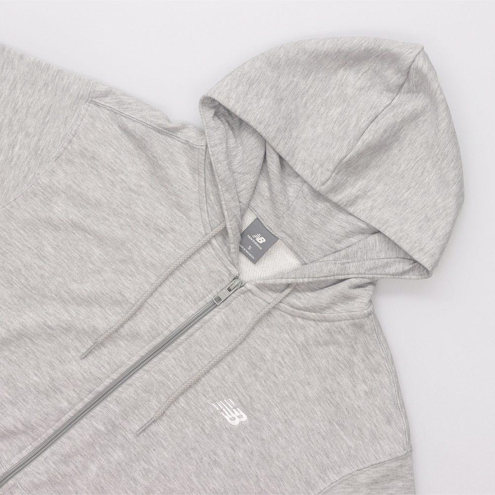 New Balance Спортивная толстовка с капюшоном на молнии с логотипом Sport Essentials Fleece Full Zip Hoodie MJ41501-AG