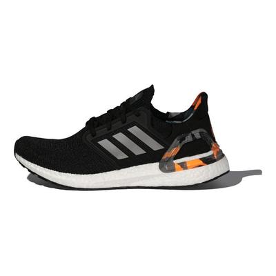 Кроссовки унисекс UltraBoost 20 Black Signal Orange Camo Светло-серые H67280