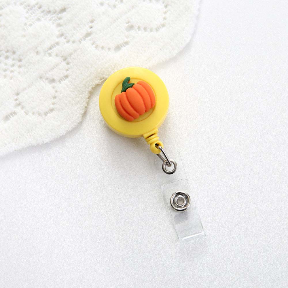 Supplies Cartoon ID Badge Holder Clip ID Name Holder Credit Card Holder Clip Retractable Badge Reel