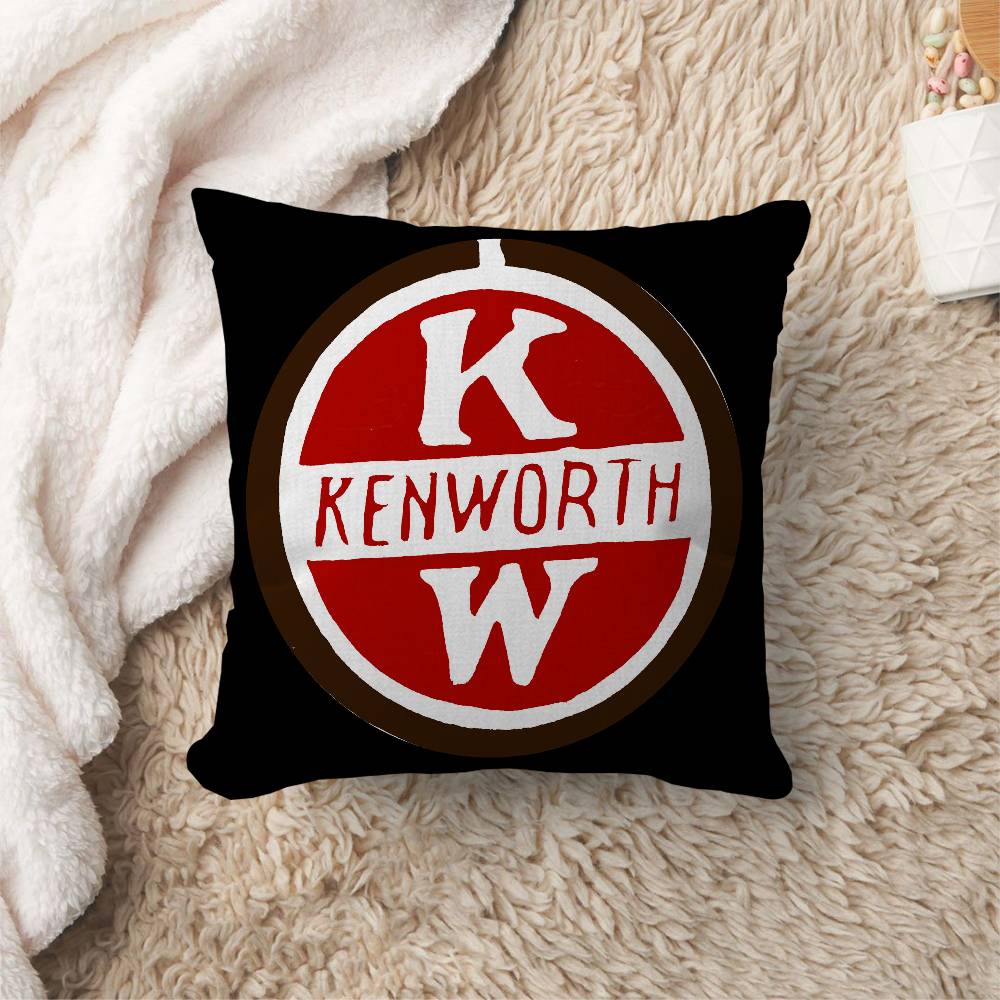 KKenworth truck Logo Pillow Gift Home Office Decoration Bedroom Sofa Car Cushion Cover case x