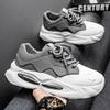 Fashion Men Shoes Chunky Sneakers Designer Soft Sole Sport Shoes Fashion Casual Microfiber Leather Height Increased Platform Sneakers