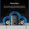 Динамики для настольного компьютера — звуковая панель Bluetooth, питание от USB, дополнительный разъем 3,5 мм, идеально подходит для настольного монитора, ПК, ноутбуков