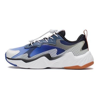Li Ning Dark Night Elf 2.0 прочные спортивные повседневные туфли детские кроссовки белые синие YKCS120-5