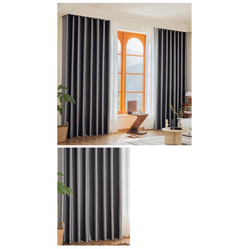 Сплошной цвет затемняющие шторы с высоким диапазоном затемнения для спальни, гостиной, конференц-зала, разделителя домашнего декора