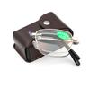 Foldable Reading Glasses Folding Presbyopia Men Women Metal Retro Computer Reading Glasses With Case 1.0 1.5 2.0 2.5 3.0 3.5 4.0