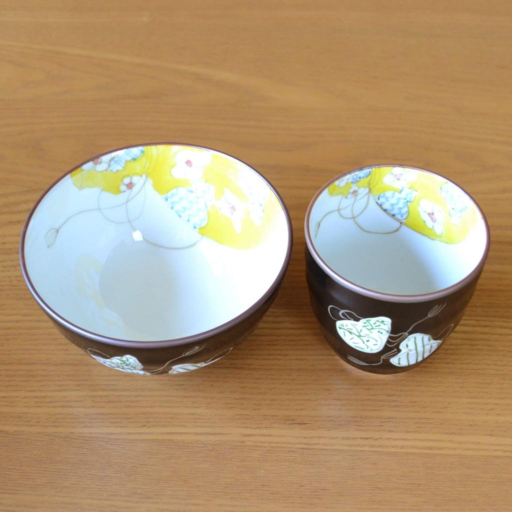 Празднование древнего талисмана удачи подарок для хорошего Арита посуда чай рисовая чаша шесть тыкв с подарочной картой и сообщением в деревянной коробке времена, здоровье, чашка чая,