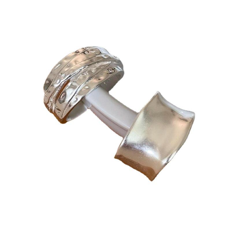 Кольцо-обертка с геометрическими линиями - Посеребренное S925 для женщин