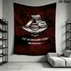 Lokomotiv Moscow Power Wall Hanging Printed Fabric Blanket Decorative Tapestries for Bedroom Living Room Home Decor