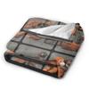 Soft Bedding Throws Travel Monkey Punch Blanket  Flannel Bedspread For Bedroom Trend Sofa Bed Cover