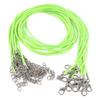 20Pcs Waxed Finish Necklace String Rope With Clasp Leather Necklace String  For Pendants