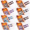 24Pcs/set Pumpkin Children Halloween False Nails Ghost Kids Fake Nail Extension  Girls