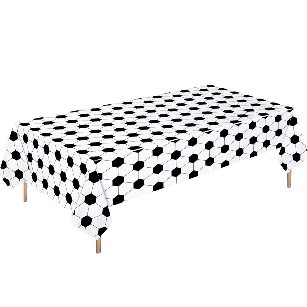 137×183cm Green Football Theme Decoration Disposable Tablecloth Decoration Birthday Party Decoration Tablecloth Party Supplies