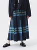 Beams Boy Women's Big Tartan Skirt, Navy 2