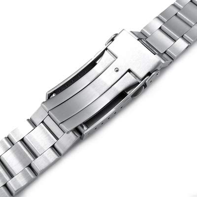 22mm Metal Watch Band Stainless Steel RAZOR Bracelet V Clasp for Seiko Prospex Turtle