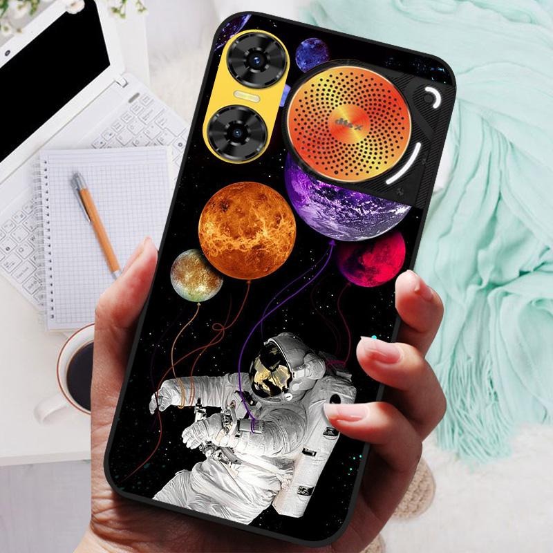 Для ZTE Nubia Music 2 Чехол Лев Волк Силиконовая Мягкая Задняя Крышка Для Nubia Music2 Чехлы для Телефона 6.7" Защитный Чехол Черный Матовый