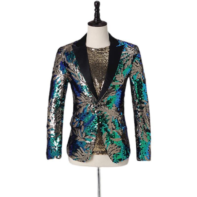 Волшебник с блестками, зеленое золото, командная форма, костюм хозяина, платье, мужской костюм певицы, сценический костюм, карнавальное нарядное платье, сценический костюм, пальто