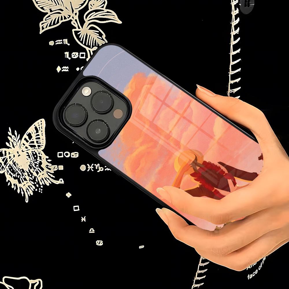 Мультяшный чехол для телефона «Алиса в Стране чудес» PC+TPU Для IPhone 17 16 15ProMax 13 16 11 12 14 Pro Xs Max Mini Xr X Plus Чехол