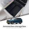 For Geely Monjaro XingYue L 2025 Center Console Armrest Storage Box Car Tray Organizers Accessories Tidying Black