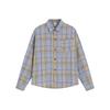 Autumn Men'S Plaid Long Sleeve Shirt Men'S Casual Loose Lapel Shirt Jacket