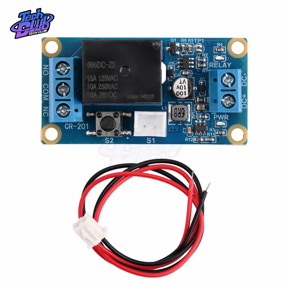 DC5-28V Latching Relay Module with Touch Bistable Switch MCU Control One Channel Relay Power Supply Relays 5