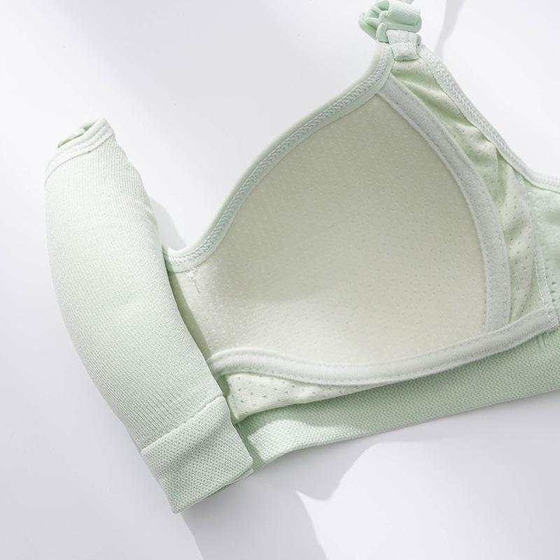 Новое поступление: Бесшовный белый студенческий бюстгальтер — дышащий, удобный, без стального кольца, хлопковые чашечки, тонкий и поддерживающий для лета