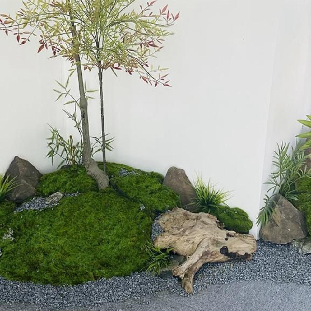 Прочный искусственный мох Экологичный полиэстеровый мох Трава Искусственный нитевидный мох Гостиная