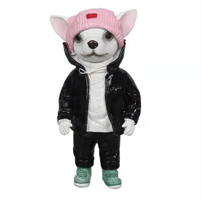 Хэллоуин Фигурки СобакДом Дизайн Двора Уличные Дворовые Куклы Фигурки Собак в Человеческом Облике