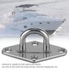 304 Stainless Steel Boat Pad Eye Plate Marine Grade Boat/Yacht Accessory