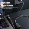 New USB C To DC Power Boost Cable Adjustable Voltage Adapter Connector Cord For Laptop Router PD140W /5V/9V/12V/15V/20V/28V