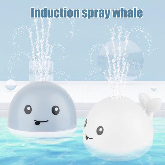 Whale Bath Toy Sprinkler for Babies 45660 Years Rechargeable Water Spray